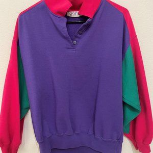 Button Crewneck Size Medium